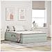 Letto con contenitore e materasso Grigio chiaro 140 x 200 cm - Foto miniatura 2