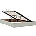 Letto con contenitore e materasso Grigio chiaro 140 x 200 cm - Foto miniatura 6