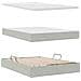 Letto con contenitore e materasso Grigio chiaro 140 x 200 cm - Foto miniatura 8