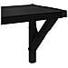 Scaffali da parete 2 pcs Rovere Nero 60 x 15 x 15,5 cm - Foto miniatura 9