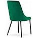Sedia Valora IMOLA in velluto verde scuro, design moderno x3 - Foto miniatura 5