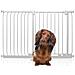 Bettacare Cancelletto Per Cani Elite Con Montaggio A Pressione, 125cm - 134cm, Bianco Opaco - Foto miniatura 1