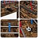 Tavolo da Foosball Rovere fumé 125 x 60,5 x 80 cm - Foto miniatura 8