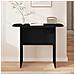 Tavolo consolle Nero 93 x 40 x 75 cm Legno multistrato - Foto miniatura 4
