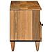 Mobile TV Naturale 100 x 33 x 46 cm Legno di mango massello - Foto miniatura 4