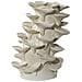 Scultura Decorativa In Gres Beige A Forma Di Funghi Sovrapposti 18×15×24 Cm - Foto miniatura 2