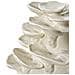 Scultura Decorativa In Gres Beige A Forma Di Funghi Sovrapposti 18×15×24 Cm - Foto miniatura 3