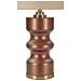 Lampada Da Tavolo Rosenthal -a- In Vetro Marrone Con Paralume Beige Ø 40,5 Cm - Foto miniatura 2