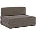 Divano Letto Pieghevole Grigio Chiaro 100 x 80 x 60 cm Tessuto - Foto miniatura 1