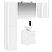 Set di Armadi da Bagno 5 pcs Bianco 40 x 10,5 x 60,5 cm - Foto miniatura 1