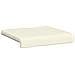 Cuscino per panchina 4 pz corduroy Crema Profondità 35 cm - Foto miniatura 5