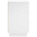 Comodino 2 pz Bianco Lucido 33,5 x 34,5 x 60 cm Legno composito - Foto miniatura 5