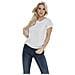 Onlmoster S / s O-neck Top Noos Jrs White T-shirt Manica Corta Donna Taglia M - Foto miniatura 1