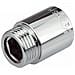 12 bsp (15mm) Tubo Di Prolunga Filettatura Femmina X Maschio In Ottone Cromato Lungo 10 Mm - Foto miniatura 1