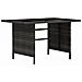 Set Divani Da Giardino 4 Pz Con Cuscini In Polyrattan Grigio - Foto miniatura 4