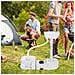 Lavabo Portatile Da Campeggio Con 2 Ruote, Serbatoio Acqua 17l, Cisterna Di Scarico 24l E Serbatoio Sapone 3.5l - Foto miniatura 6