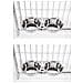2 Supporti Con 2 Ciotole A Parete Universale & Regolabile In Acciaio Inox Per Box Cani - Foto miniatura 1