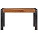 Tavolo Da Pranzo 140x70x76 Cm In Legno Massello Di Mango Grezzo - Foto miniatura 2