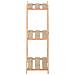 Scaffale A 3 Livelli 60x28,5x90 Cm In Legno Massello Di Pino - Foto miniatura 3