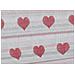Telo Arredo Multiuso Linea Pensieri Delicati In 100% Cotone Dis Cuori 6979 Singolo Rosso - Foto miniatura 9
