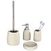 Goa Beige Contenitore Spazzola+scopino Wc, - Foto miniatura 5