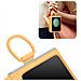 Case With Ring Originale Per Samsung Galaxy Z Flip5 In Silicone Apricot - Foto miniatura 2