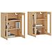 Armadietti A Parete 2 Pz Rovere Sonoma In Legno Multistrato - Foto miniatura 2