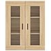Armadietti A Parete 2 Pz Rovere Sonoma In Legno Multistrato - Foto miniatura 8