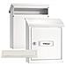 V4031 Pack Copri Fessura + Cassetta Postale Acciaio Per Porte O Cancelli Esterni, Cassetta Postale Da Esterno, Cassette Postali Bocca 23x3 Cm - Foto miniatura 1