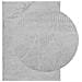 Tappeto Iza A Pelo Corto Aspetto Scandinavo Grigio 240x340 Cm - Foto miniatura 3