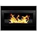 Camino A Bioetanolo Da Parete O Incasso Livorno Nero L 90 X P 12 X H 40 Con Vetro - Foto miniatura 3