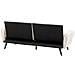 Divano Letto 3 Posti Vimmerby Tessuto Beige Chiaro - Foto miniatura 3
