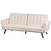 Divano Letto 3 Posti Vimmerby Tessuto Beige Chiaro - Foto miniatura 6