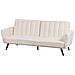 Divano Letto 3 Posti Vimmerby Tessuto Beige Chiaro - Foto miniatura 9