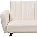 Divano Letto 3 Posti Vimmerby Tessuto Beige Chiaro - Foto miniatura 11