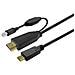 Prousbchdmiusbb5 Cavo Usb 5 M Usb 3.2 Gen 1 (3.1 Gen 1) Usb C Nero - Foto miniatura 1