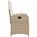 Sedia Reclinabile Da Giardino Con Poggiapiedi Beige Polyrattan - Foto miniatura 4