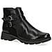 Black Comb Casual Closed Booties Stivaletti Pelle Scarpe Donna Nero Eu 37, 9-25429-41-019 - Foto miniatura 1