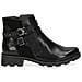 Black Comb Casual Closed Booties Stivaletti Pelle Scarpe Donna Nero Eu 37, 9-25429-41-019 - Foto miniatura 2