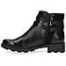 Black Comb Casual Closed Booties Stivaletti Pelle Scarpe Donna Nero Eu 37, 9-25429-41-019 - Foto miniatura 3