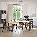 Gambe Tavolo Pranzo A T 2 Pz Naturale 80x35x(72-73) Cm Acciaio - Foto miniatura 2