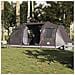 Tenda da Campeggio a Tunnel per 4 Persone Marrone Impermeabile - Foto miniatura 3