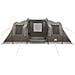 Tenda da Campeggio a Tunnel per 4 Persone Marrone Impermeabile - Foto miniatura 5