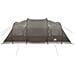 Tenda da Campeggio a Tunnel per 4 Persone Marrone Impermeabile - Foto miniatura 6