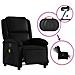 Poltrona Massaggiante Reclinabile Elettrica Nera in Similpelle - Foto miniatura 6
