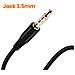 Auricolari Jack 3,5mm In-ear 1,2m Musica E Chiamate, Nero - Foto miniatura 2