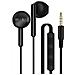 Auricolari Jack 3,5mm In-ear 1,2m Musica E Chiamate, Nero - Foto miniatura 1
