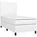 Giroletto Molle con Materasso e LED Bianco 90x200 cm Similpelle - Foto miniatura 3
