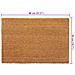 Lusso Casadino -  Zerbino Naturale 50x80 Cm In Fibra Di Cocco - Foto miniatura 4