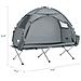 Sobuy Tenda Da Campeggio 3 In 1 Con Ganci Per Lampada E Tasche, 193x86x160 Cm, Ogs32-ii-hg - Foto miniatura 2